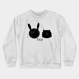 Fionna And Cake Silhouette Crewneck Sweatshirt